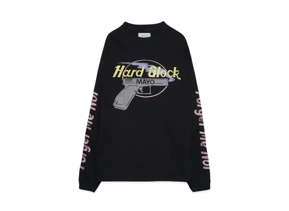 MAYO Hard Glock MAYO Embroidery Long Sleeve Tee "BLACK"