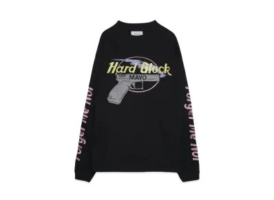 MAYO Hard Glock MAYO Embroidery Long Sleeve Tee "BLACK"