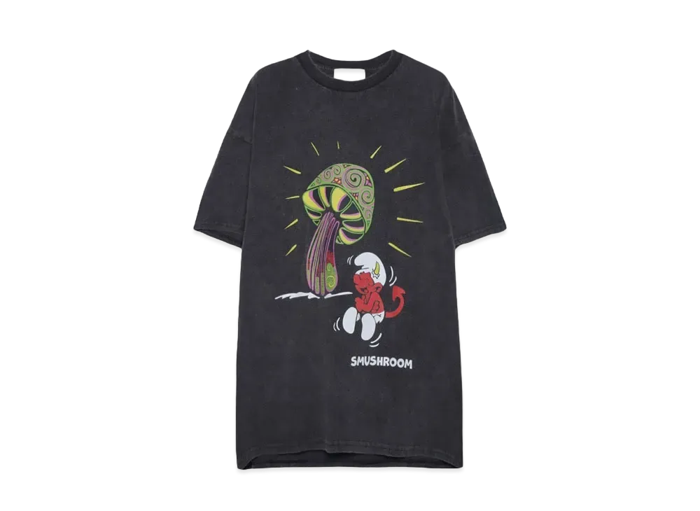 MAYO SMUSHROOM Short Sleeve Tee "FADE BLACK"