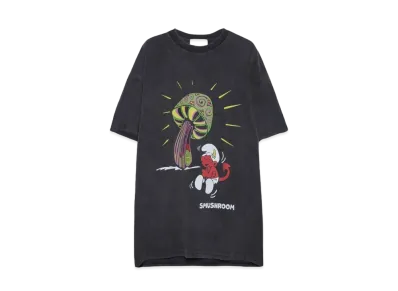 MAYO SMUSHROOM Short Sleeve Tee "FADE BLACK"