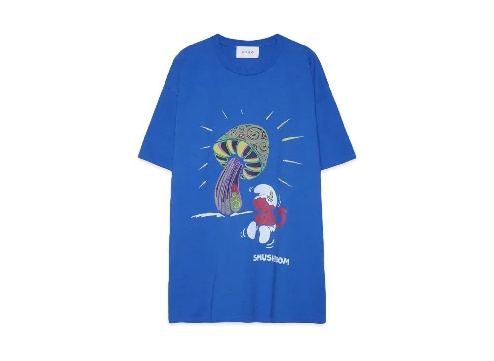 MAYO SMUSHROOM Short Sleeve Tee "FADE BLUE"