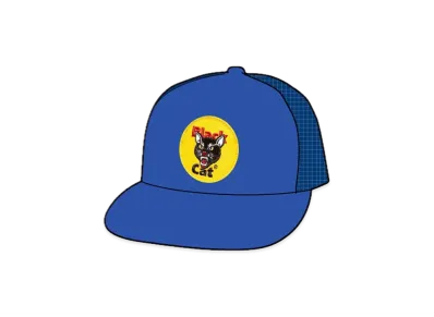 Supreme Black Cat Mesh Back 5-Panel "Royal"