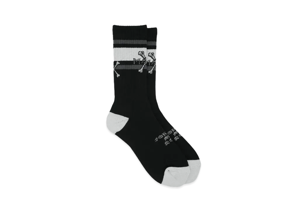 MAYO CROSS BONE SOX "BLACK"