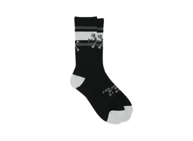 MAYO CROSS BONE SOX "BLACK"