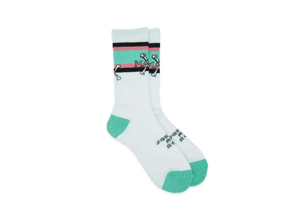 MAYO CROSS BONE SOX "KINMIYA BLUE"