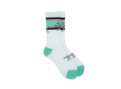 MAYO CROSS BONE SOX "KINMIYA BLUE"