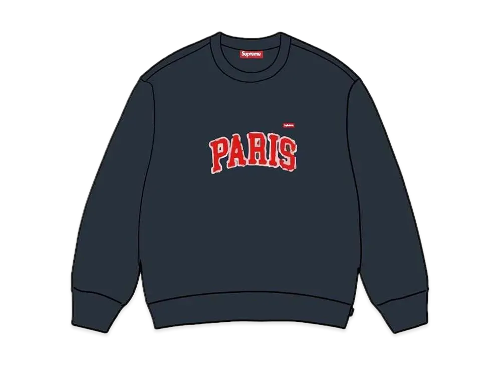 Supreme Shop Small Box Crewneck (Paris) 