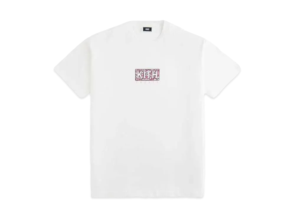 Kith Treats Mosaic Sakura Box logo Tee "White"