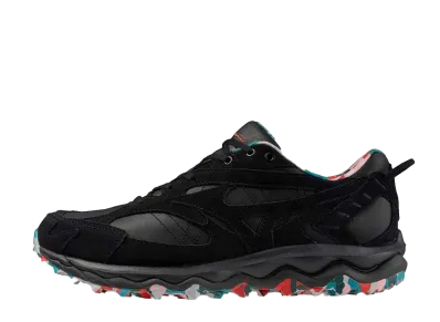 永井博 × ミズノ ウェーブムジン TL "ブラック/マルチ"