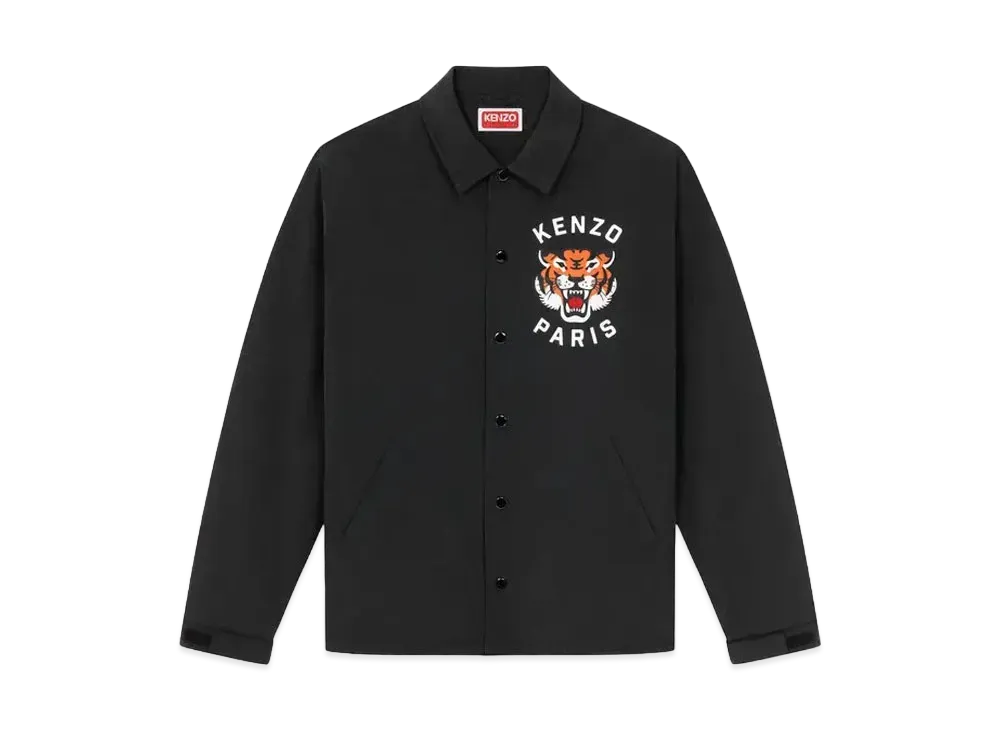 KENZO 'LUCKY TIGER' Quilting Coach Jacket "Black"