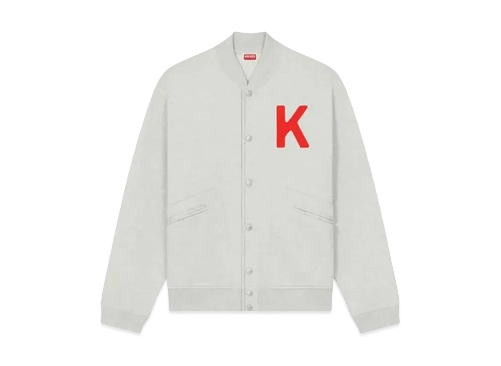 KENZO 'LUCKY TIGER VARSITY' Bomber Jacket "Pale Grey"