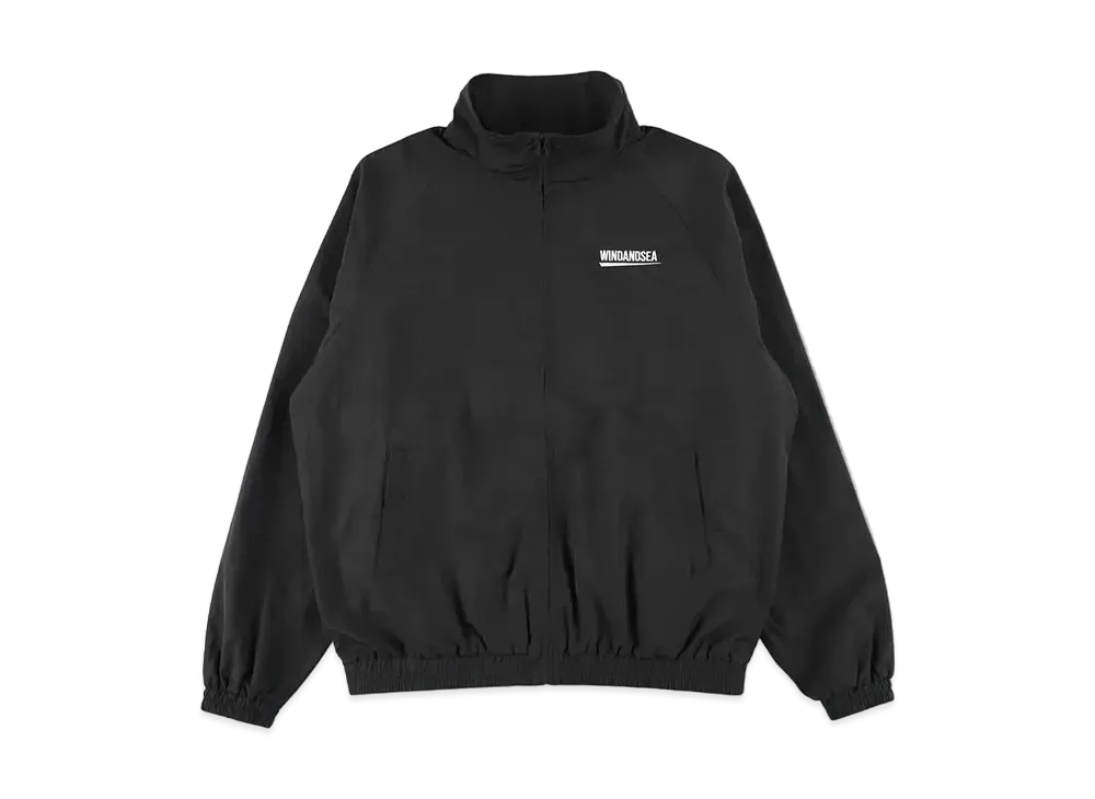 WIND AND SEA Fishnet Recycled Nylon Track Jacket "Black"