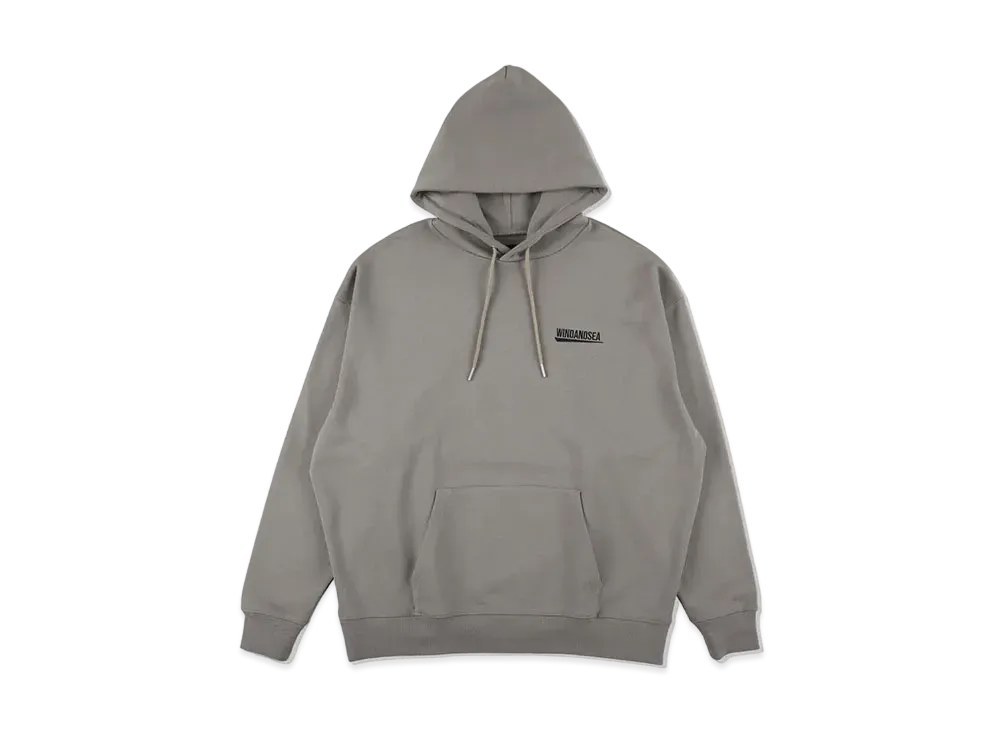 WIND AND SEA Fishnet Recycled Nylon Pocket Hoodie "Sand Gray"