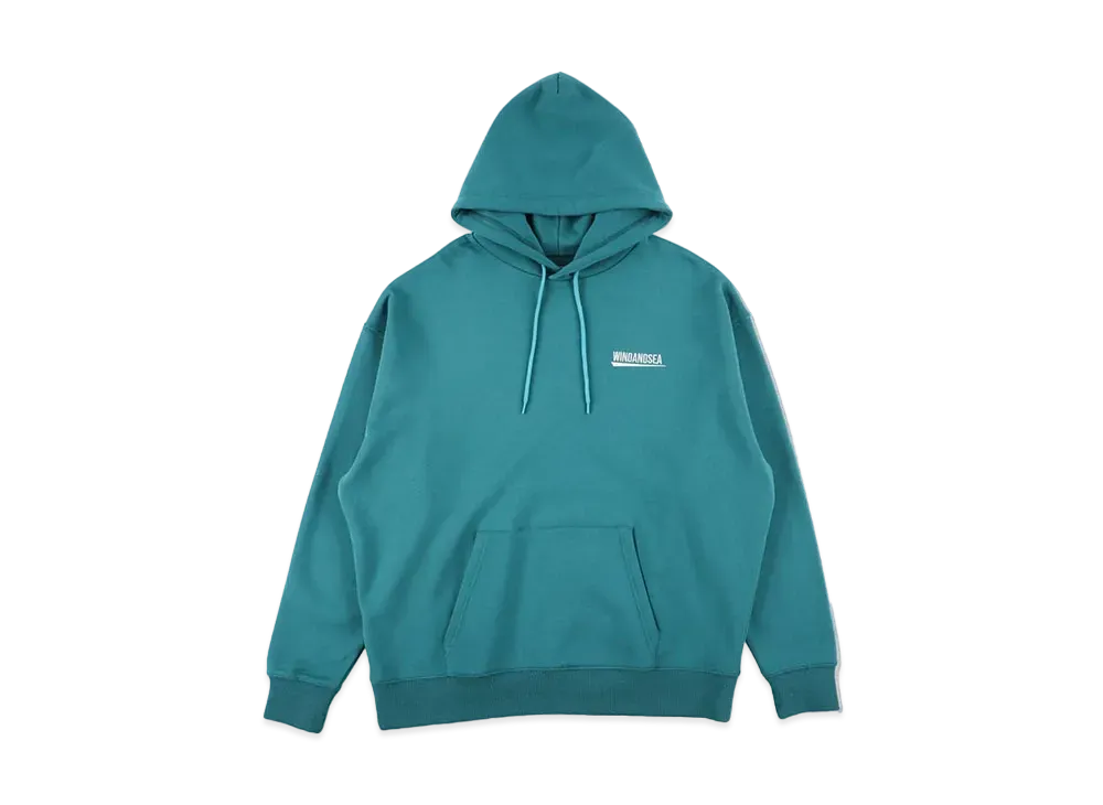 WIND AND SEA Fishnet Recycled Nylon Pocket Hoodie "Sea Foam"