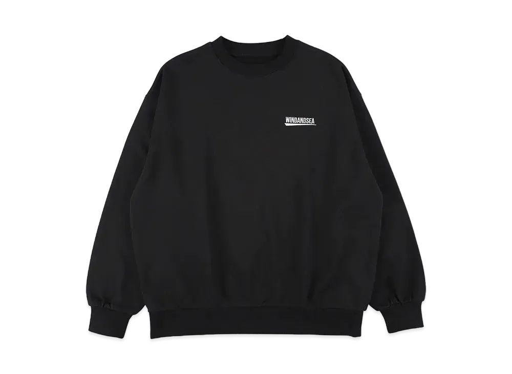 WIND AND SEA Fishnet Recycled Nylon Crew Neck "Black"