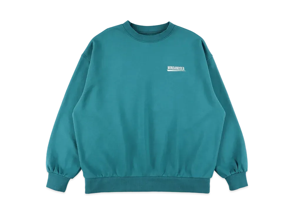 WIND AND SEA Fishnet Recycled Nylon Crew Neck "Sea Foam"