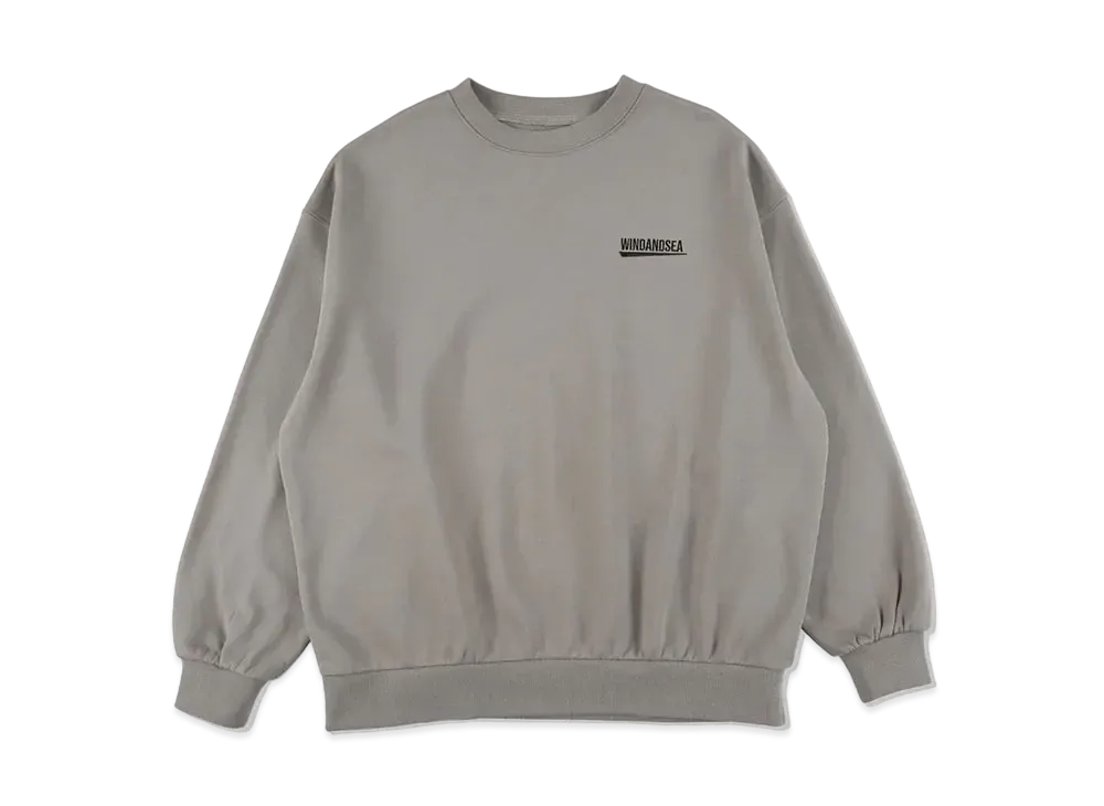 WIND AND SEA Fishnet Recycled Nylon Crew Neck "Sand Gray"