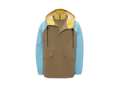 JW ANDERSON Short Colorblock Parka Jacket "Beige/Multi"