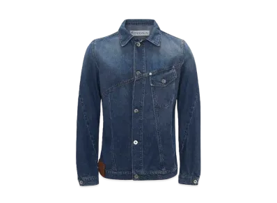 JW ANDERSON Twisted Denim Jacket "Blue"