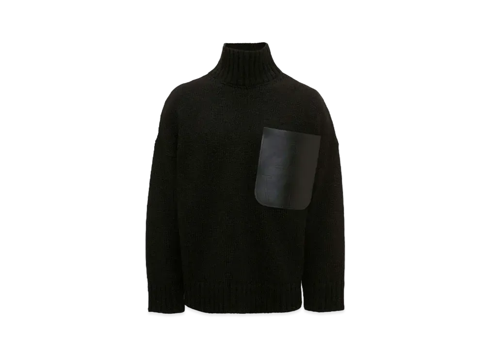 JW ANDERSON Patch Pocket Pullover "Black"