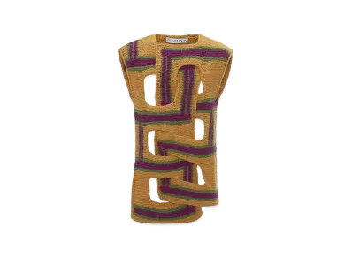 JW ANDERSON Striped Vest "Mustard"