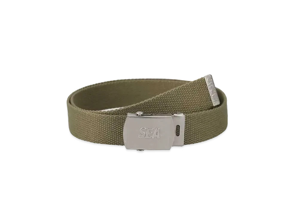 WIND AND SEA Sea Nylon Belt "Khaki"