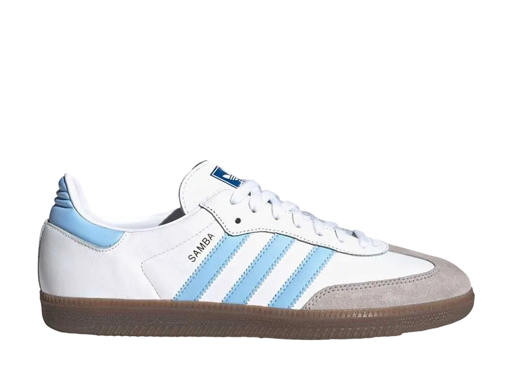 KITH × adidas Samba OG "White/Sky Blue"