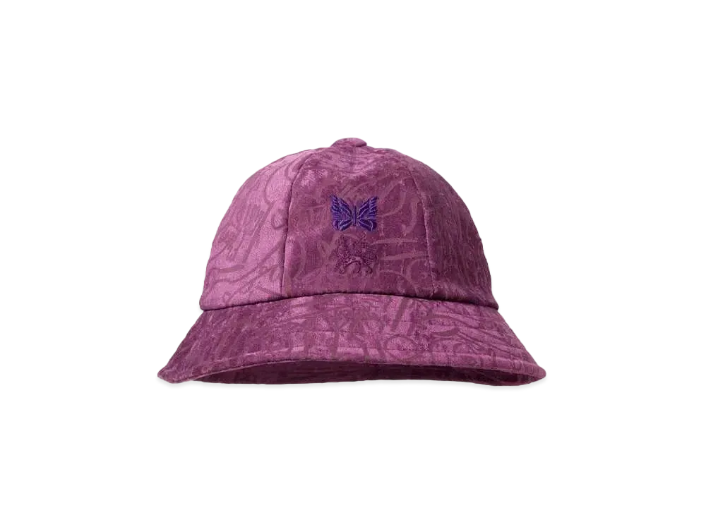 Needles x Sasquatchfabrix. Bermuda Hat Cubism Love & Peace "Bordeaux"