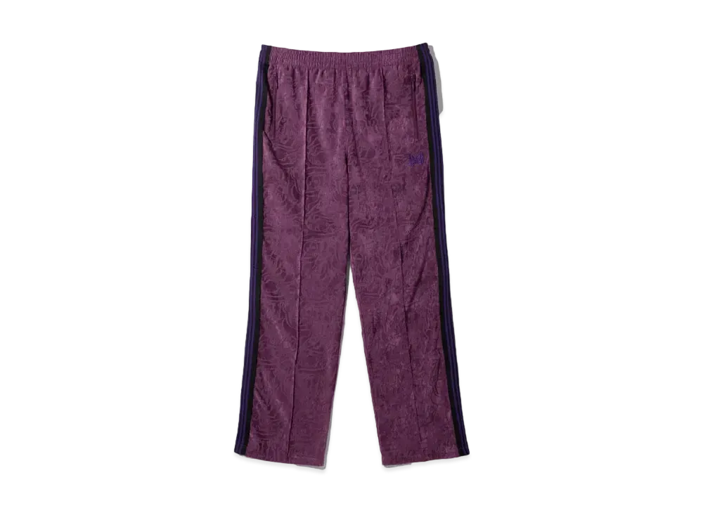 Needles x Sasquatchfabrix. Track Pant Cubism Love & Peace "Bordeaux"