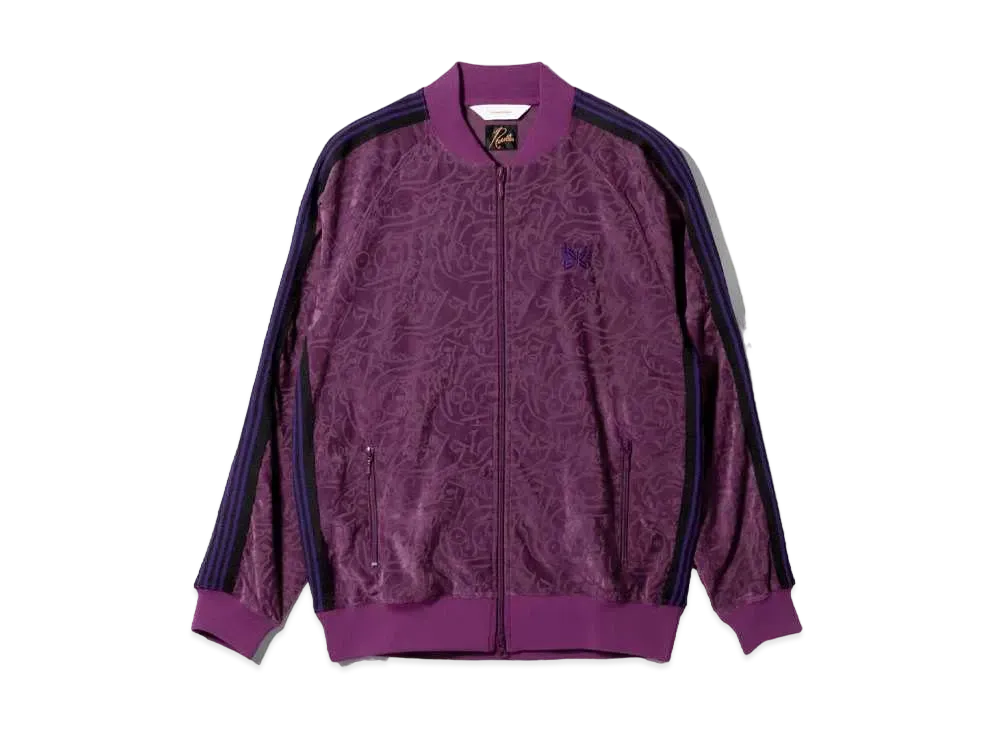 Needles x Sasquatchfabrix. R.C. Track JK Cubism Love & Peace "Bordeaux"