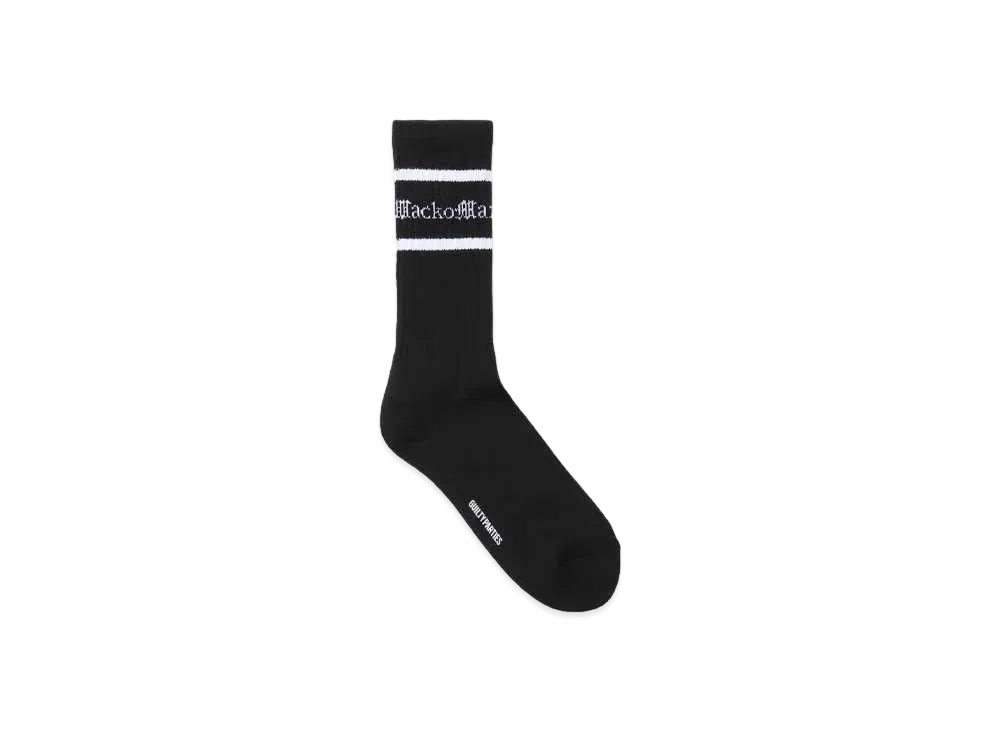 WACKO MARIA Logo Jacquard Socks "White"