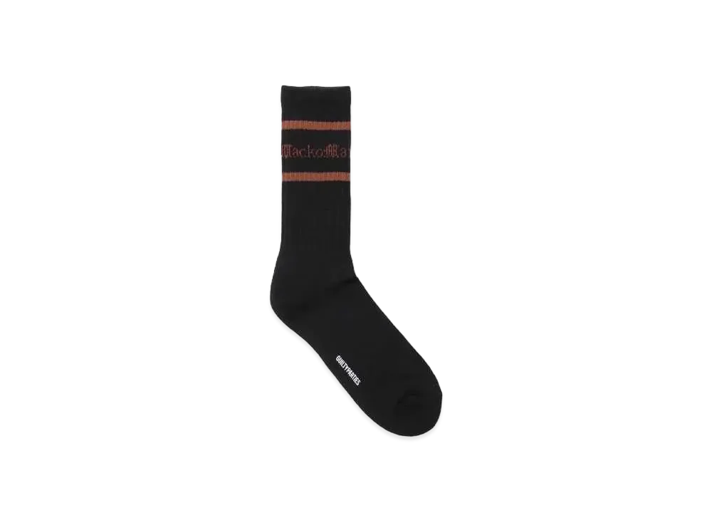 WACKO MARIA Logo Jacquard Socks "Brown"