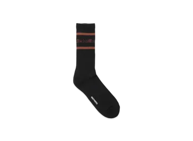 WACKO MARIA Logo Jacquard Socks "Brown"