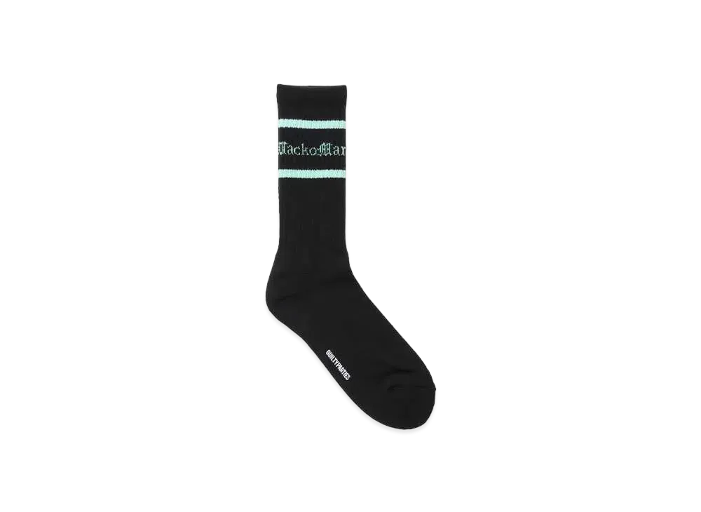 WACKO MARIA Logo Jacquard Socks "Mint"