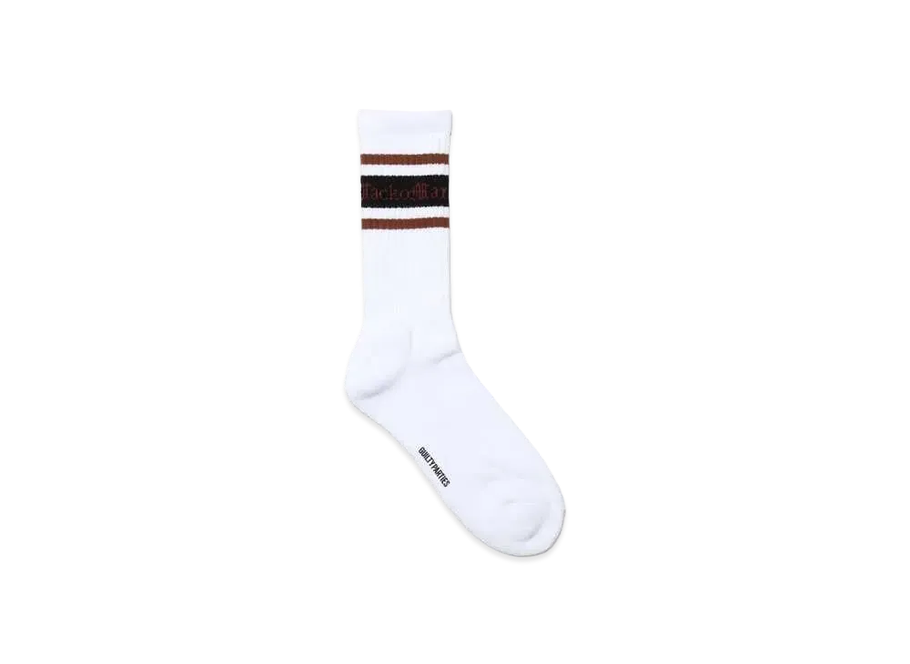 WACKO MARIA Logo Jacquard Socks "Brown"