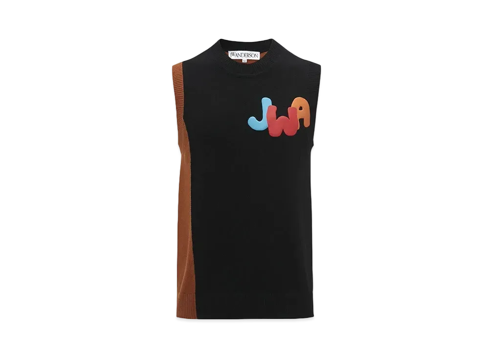 JW ANDERSON JWA Bicolor Vest "Black"