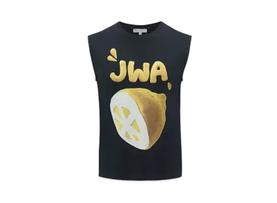 JW ANDERSON JWA Lemon Print Tank Top "Navy"