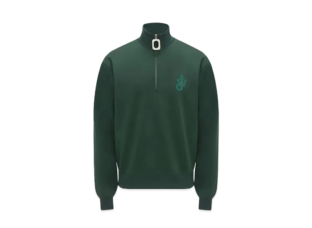 JW ANDERSON Half-Zip Track Top "Racing Green"
