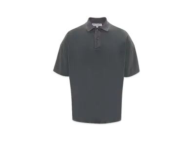 JW ANDERSON Logo Embroidered Polo Shirt "Charcoal"