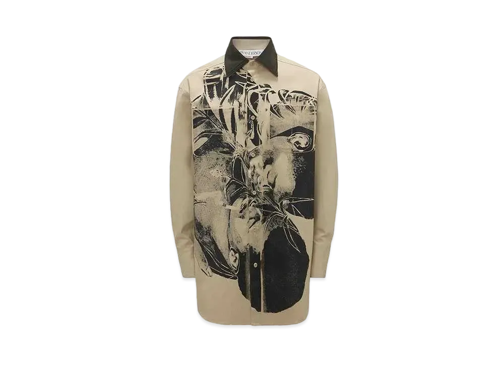 JW ANDERSON POL ANGLADA Long Sleeve Shirt "Beige"