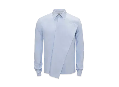 JW ANDERSON Draped Front Shirt "Light Blue"
