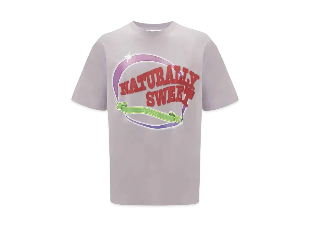 JW ANDERSON NATURALLY SWEET Classic T-shirt "Purple"