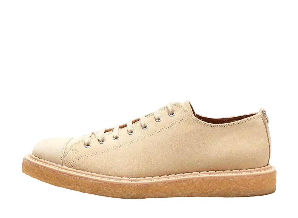 GEORGE COX Monkey Shoe Single Crepe Sole "Sand" Suede 02-002-S-417C