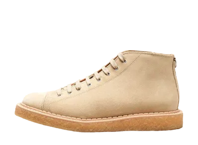 GEORGE COX Monkey Boot Single Crepe Sole "Sand" Suede 02-001-S-417C