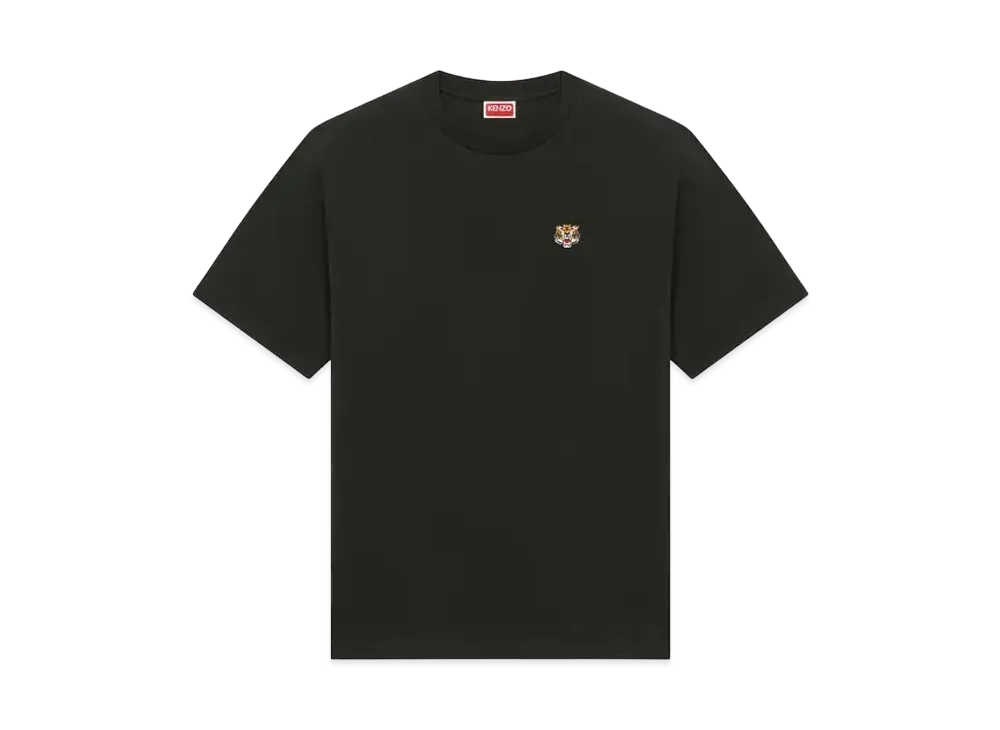 KENZO 'LUCKY TIGER CREST' Embroidered Classic T-shirt "Black"