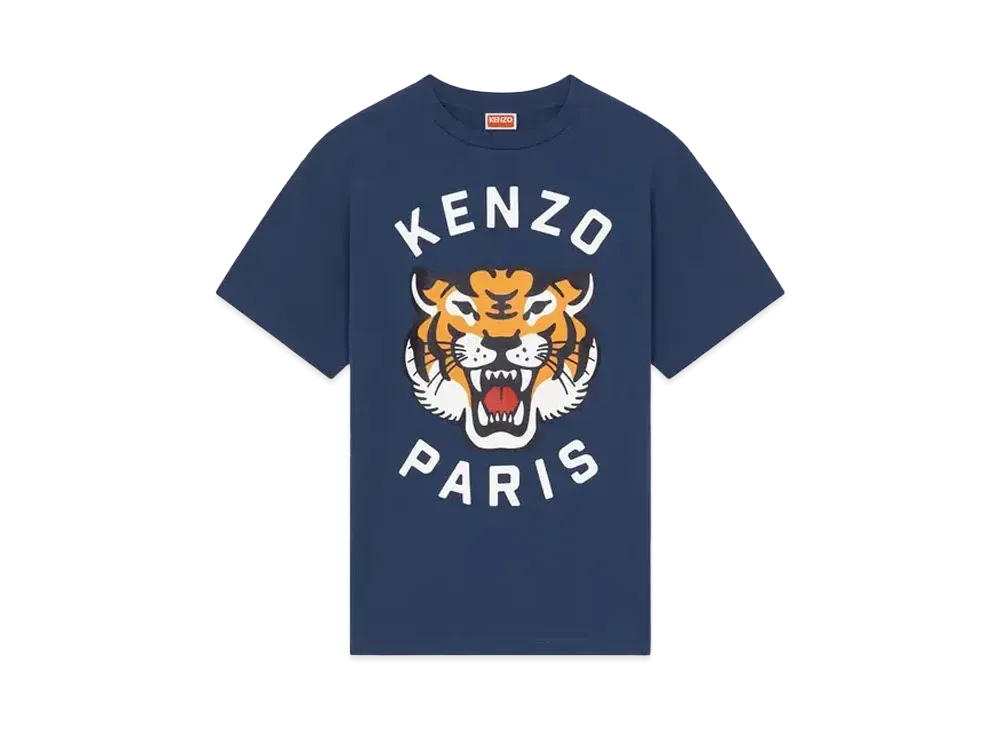 KENZO 'LUCKY TIGER' Oversize T-shirt Unisex "Midnight Blue"