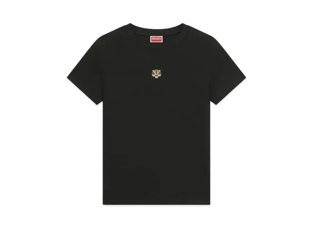 KENZO 'LUCKY TIGER CREST' Embroidered Classic T-shirt "Black"