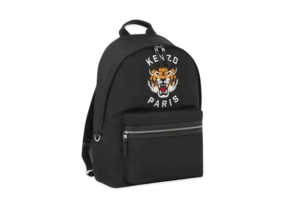 KENZO 'VARSITY' Embroidery Backpack "Black"