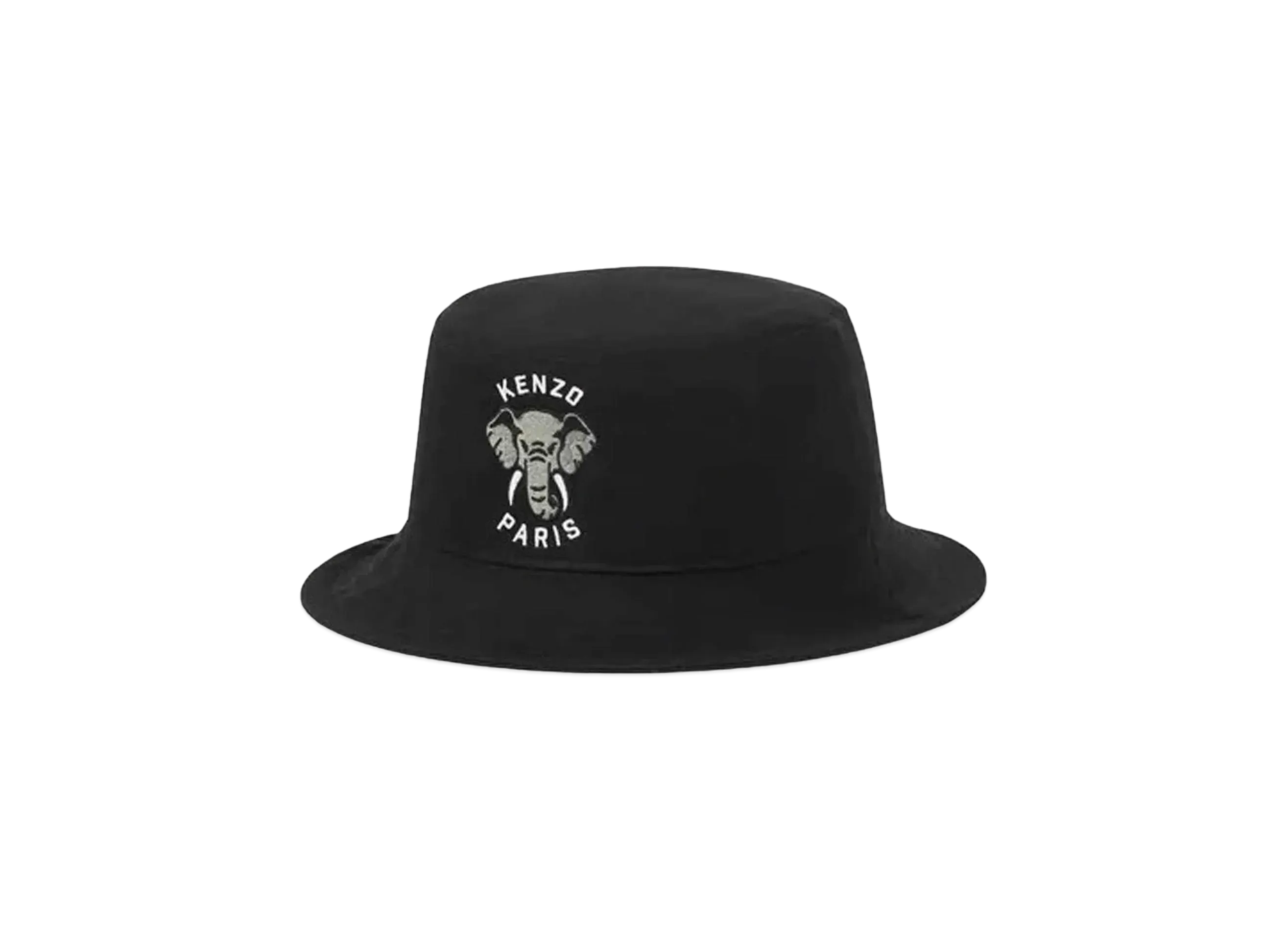 KENZO 'VARSITY' Cotton Bucket Hat "Black"