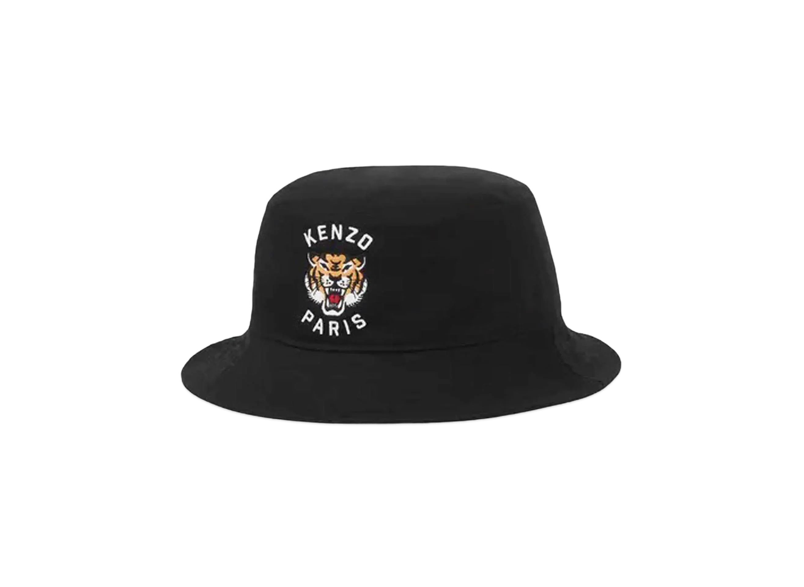 KENZO 'VARSITY' Cotton Bucket Hat "Black"